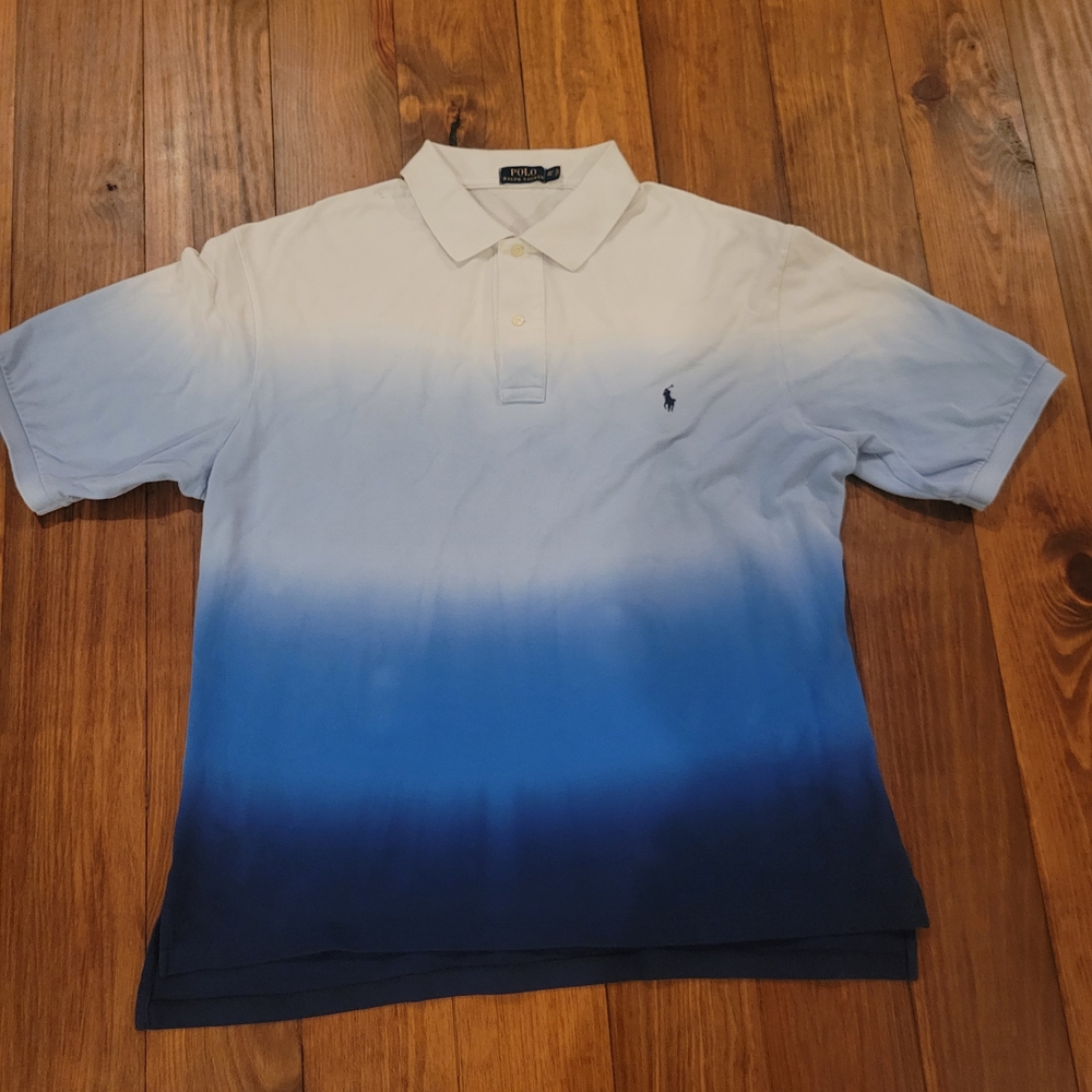 Polo by Ralph Lauren Gradient Blue Polo Shirt